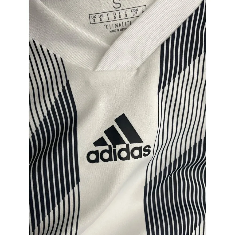 Adidas Men Black / White Soccer Jersey Size S